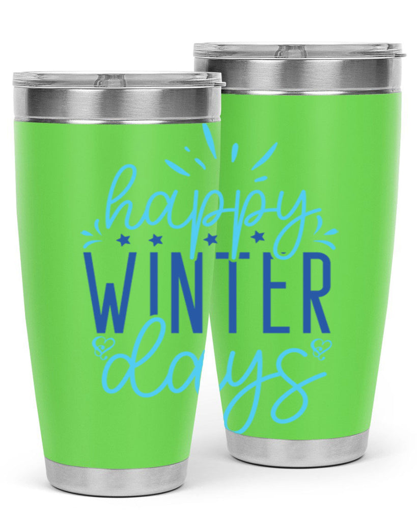 happy winter days 121#- winter- Tumbler