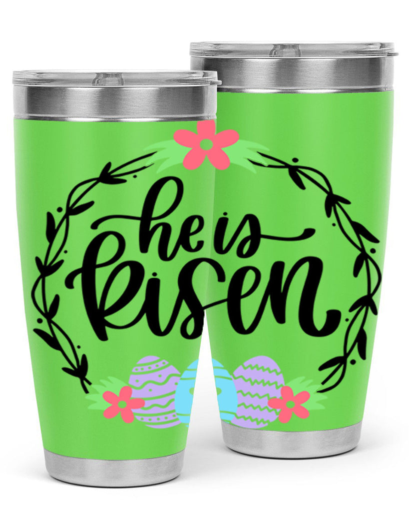 he is risen 34#- easter- Tumbler
