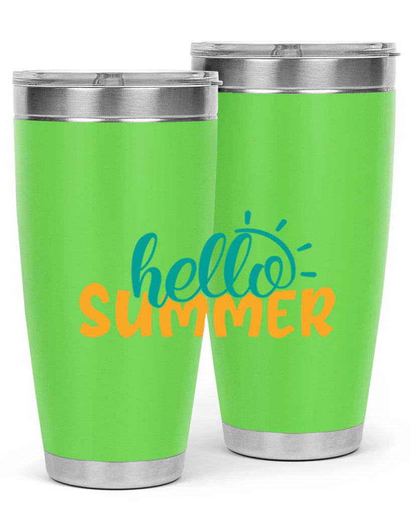 hello summer Style 97#- summer- Tumbler