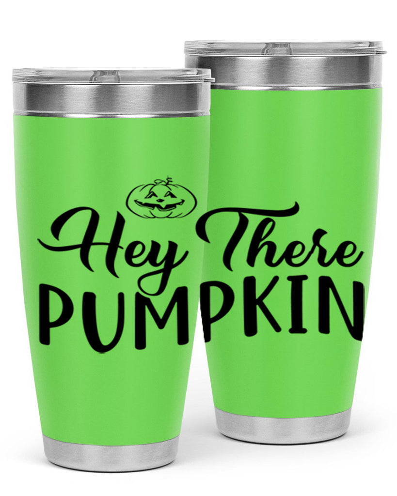 hey there pumpkin 303#- fall- Tumbler