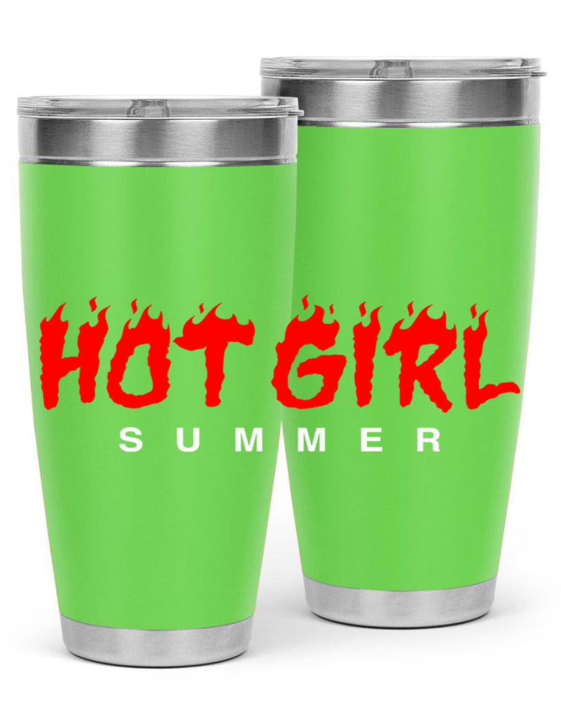 hot girl  summer fire 124#- black words phrases- Cotton Tank
