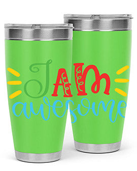i am awesome Style 18#- autism- Tumbler