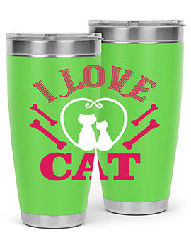 i love cat Style 56#- cat- Tumbler