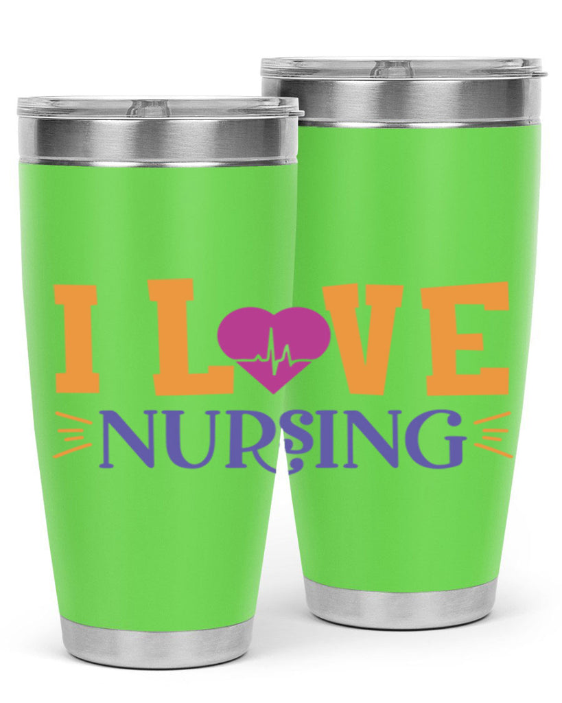 i love nursing Style 379#- nurse- tumbler