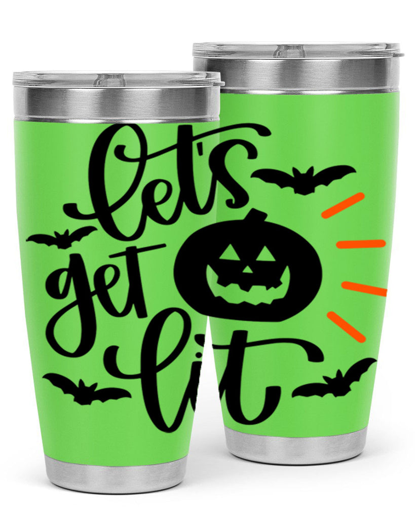 lets get lit 48#- halloween- Tumbler