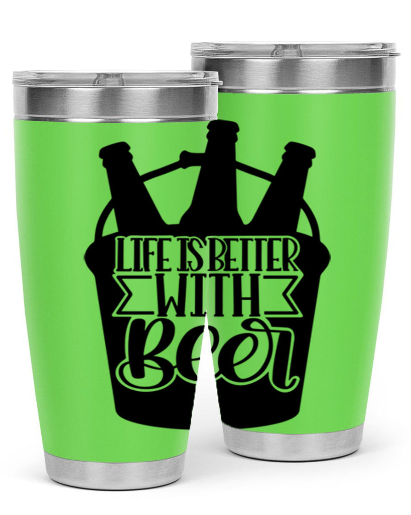 life is better with beer 27#- beer- Tumbler