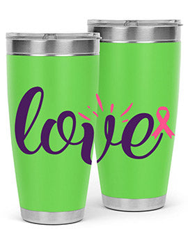 love Style 7#- breast cancer- Tumbler