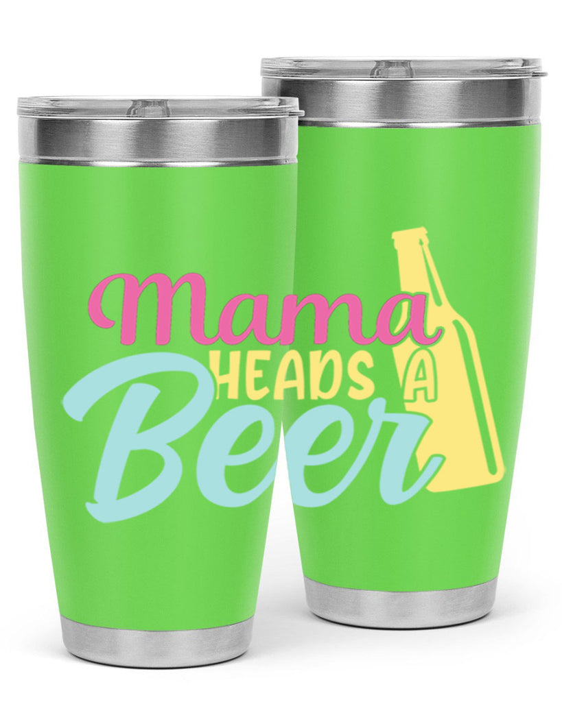 mama heads a beer 124#- beer- Tumbler