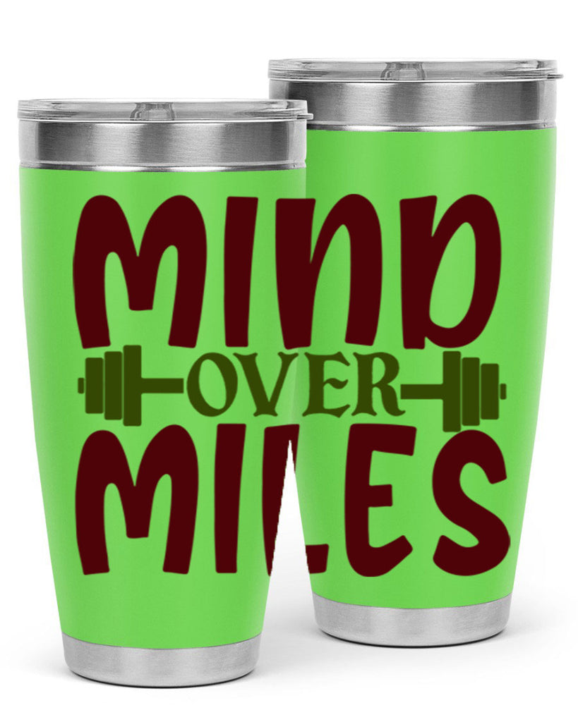 mind over miles 29#- gym- Tumbler