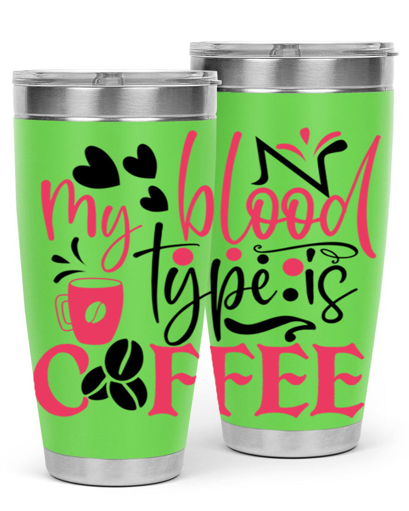 my blood type is coffee Style 375#- nurse- tumbler