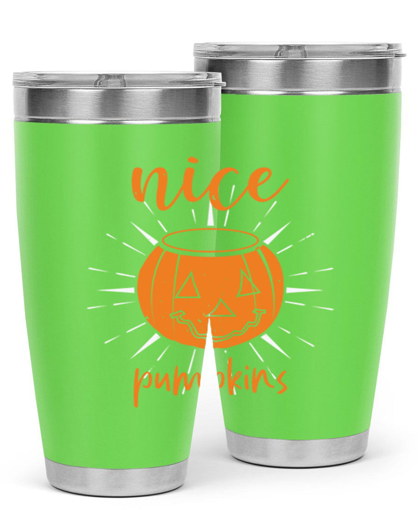 nice pumpkins 138#- halloween- Tumbler