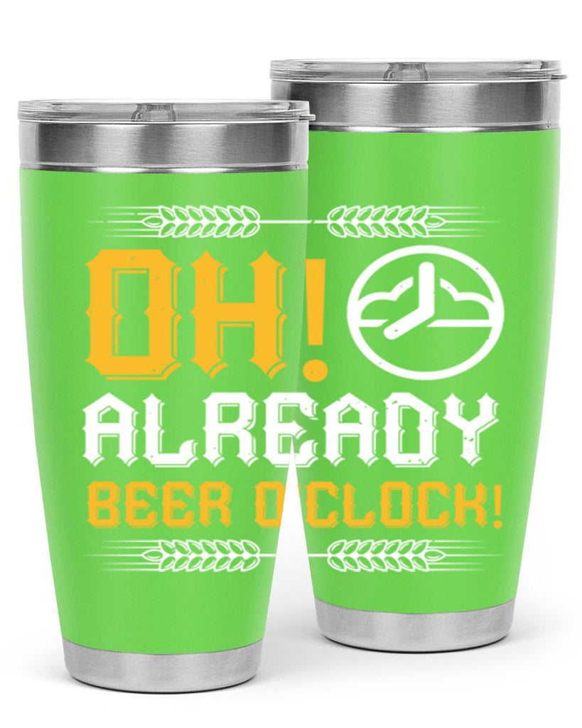 oh already beer oclock 54#- beer- Tumbler