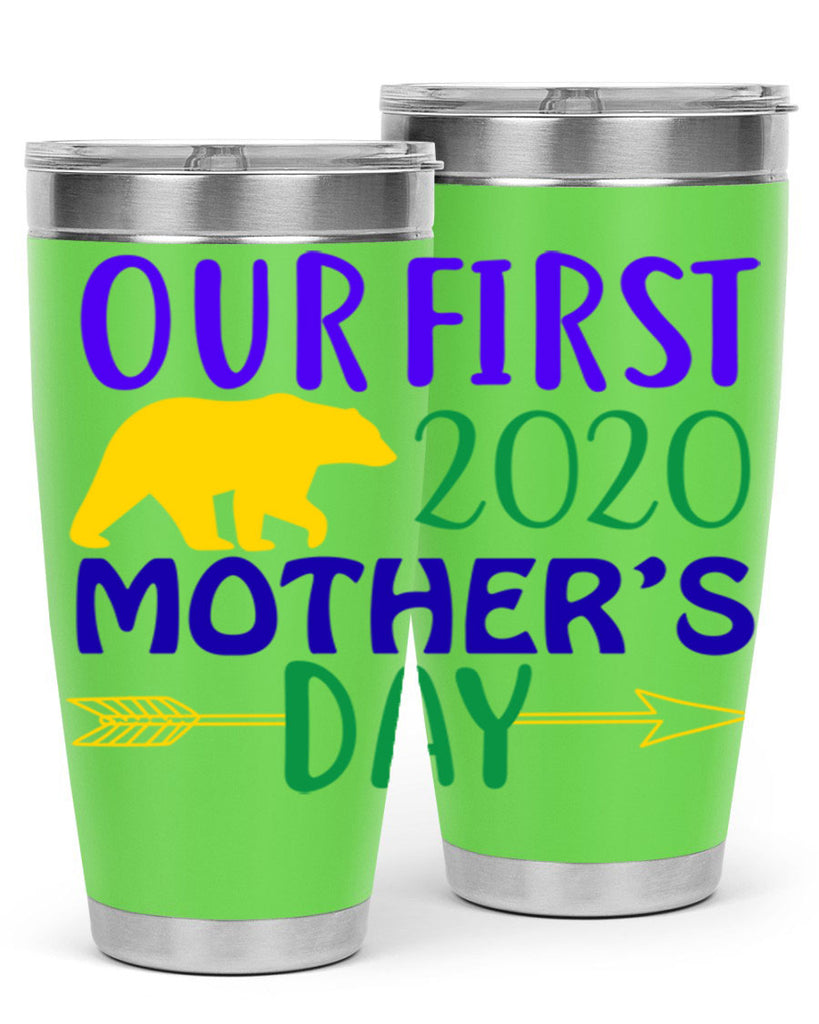 our first mothers day 4#- mardi gras- Tumbler