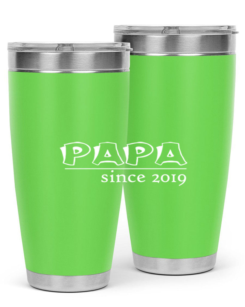 papa since 129#- grandpa - papa- Tumbler