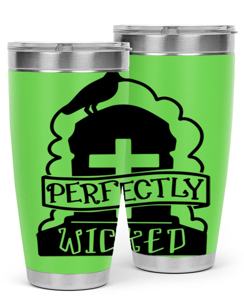 perfectly wicked 33#- halloween- Tumbler