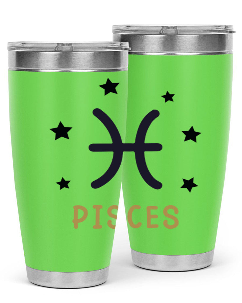 pisces 355#- zodiac- Tumbler