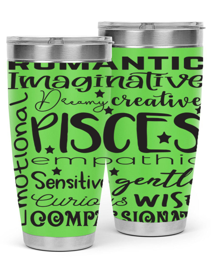 pisces 570#- zodiac- Tumbler