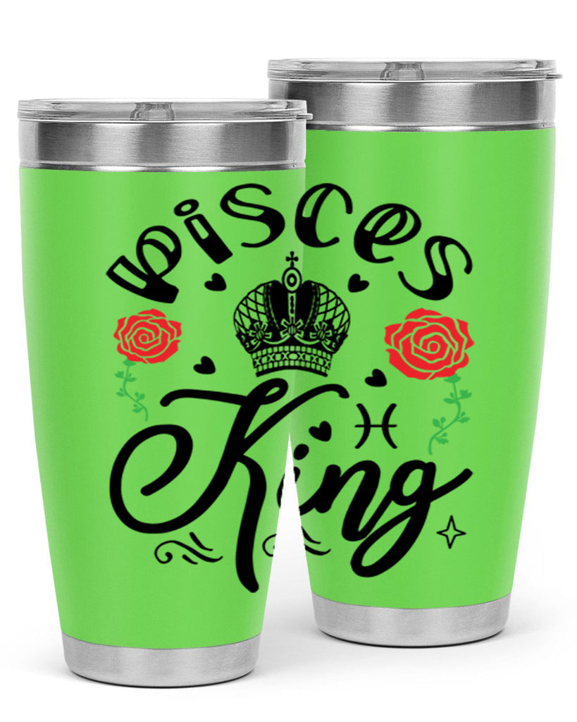 pisces king 375#- zodiac- Tumbler