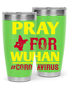 pray for wuhan coronavirus Style 27#- corona virus- Tumbler