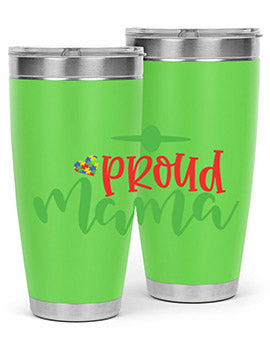 proud mama Style 38#- autism- Tumbler