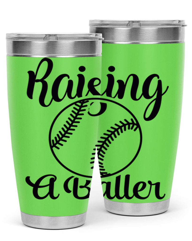raising a baller 2277#- softball- Tumbler