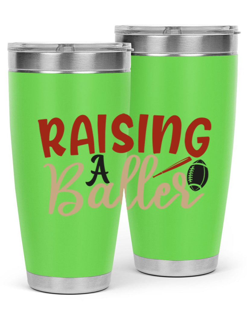 raising a baller 2278#- softball- Tumbler