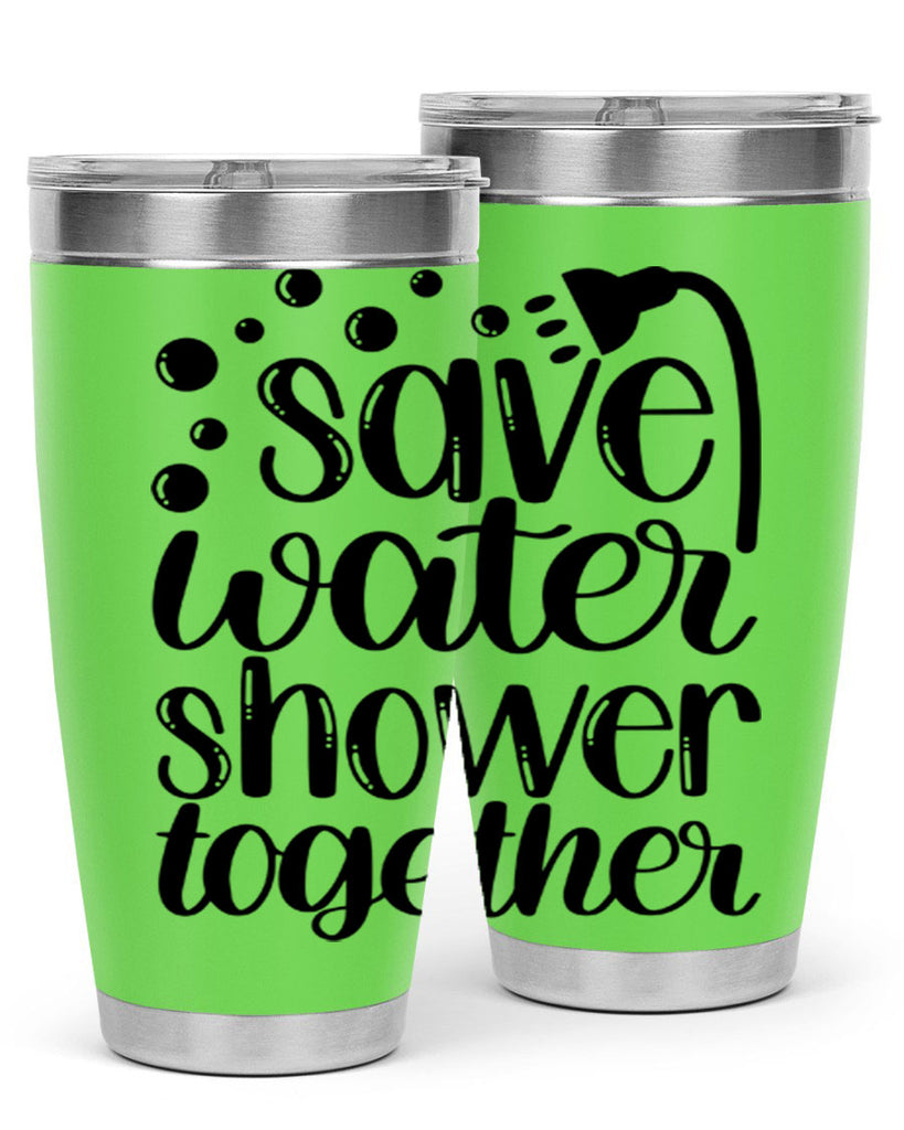 save water shower together 18#- bathroom- Tumbler