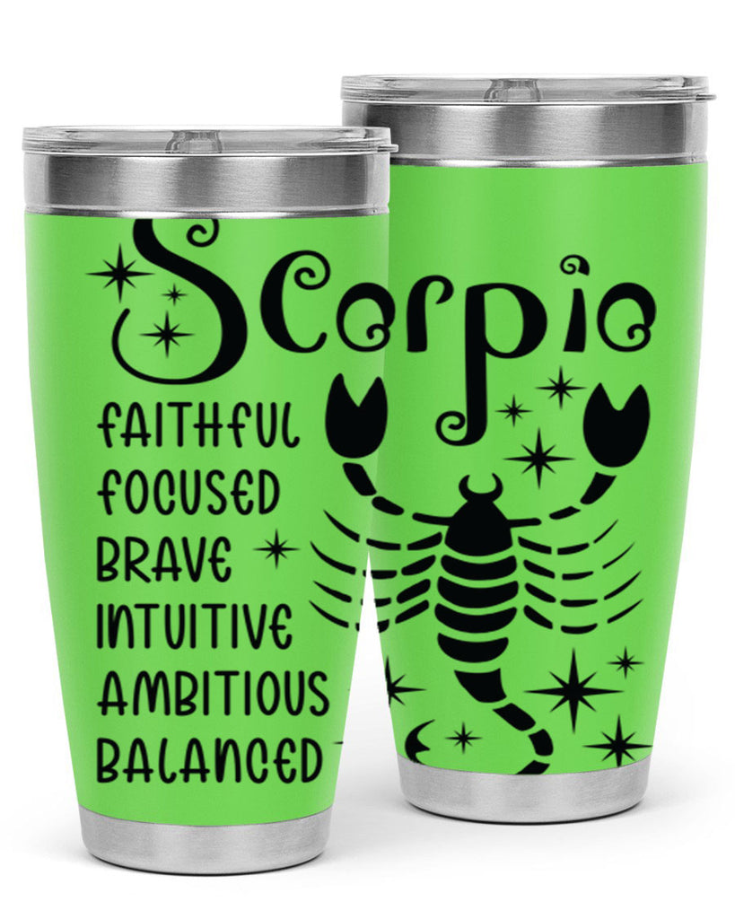 scorpio 431#- zodiac- Tumbler