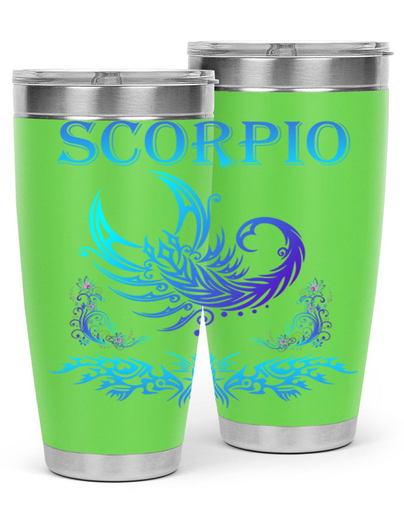 scorpio 449#- zodiac- Tumbler