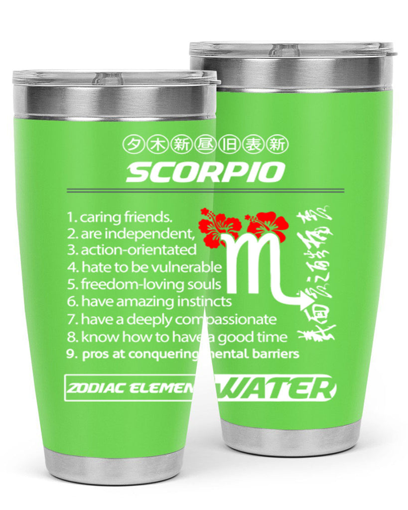 scorpio 456#- zodiac- Tumbler