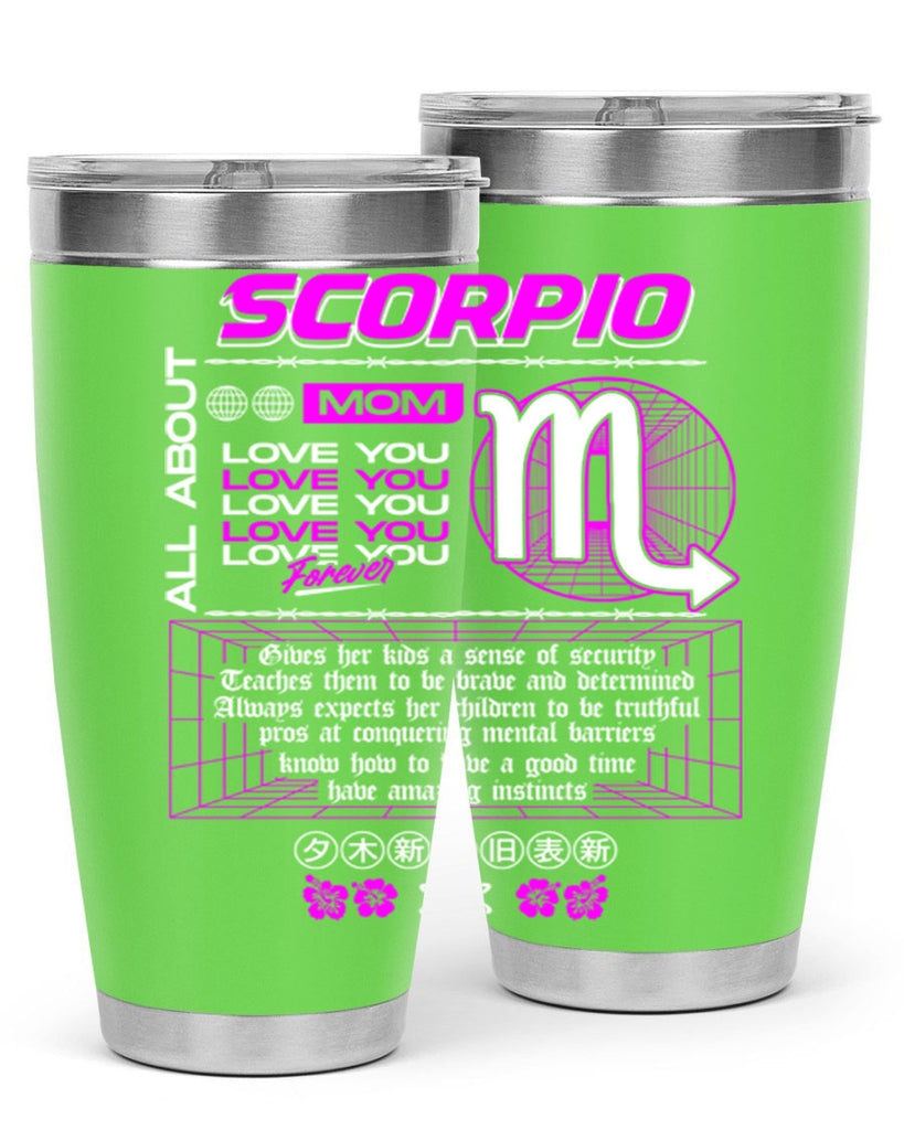 scorpio 457#- zodiac- Tumbler