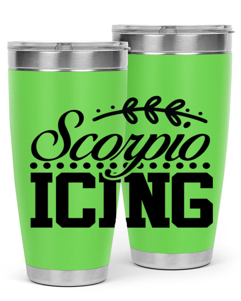 scorpio icing 442#- zodiac- Tumbler