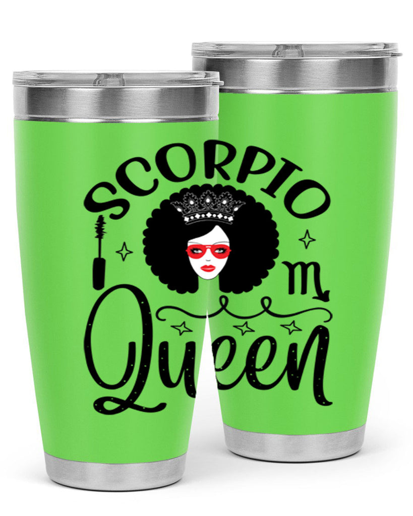 scorpio queen 448#- zodiac- Tumbler
