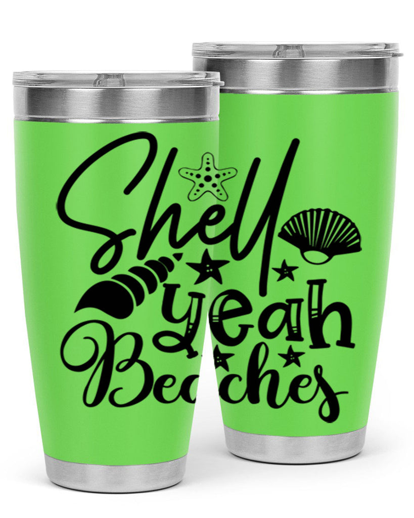shell yeah beaches Style 75#- summer- Tumbler