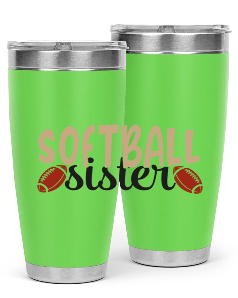 softball sister 2272#- softball- Tumbler
