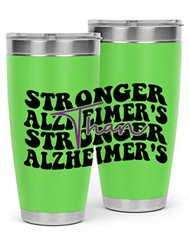 stronger than alzheimers 214#- alzheimers- Tumbler