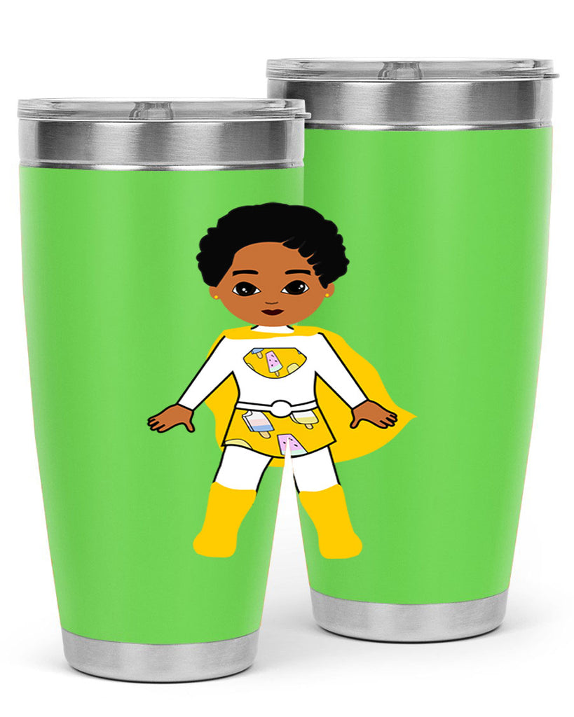 super kid 10#- black men - boys- tumbler