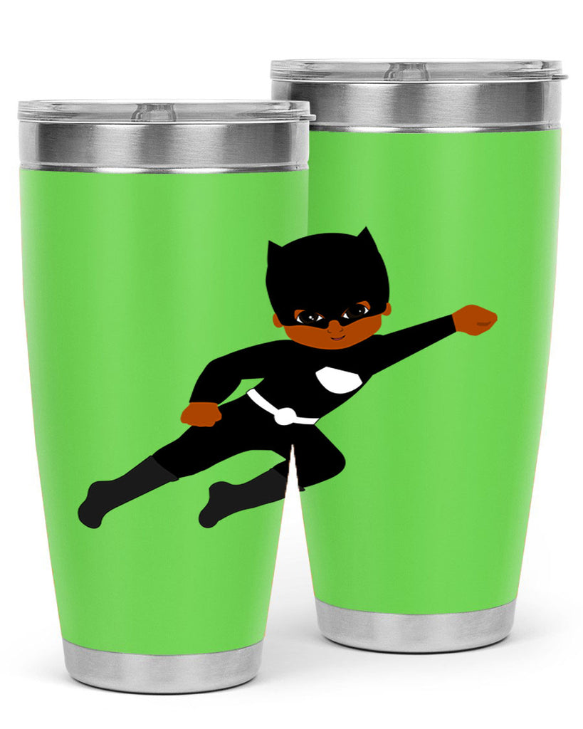 super kid 12#- black men - boys- tumbler