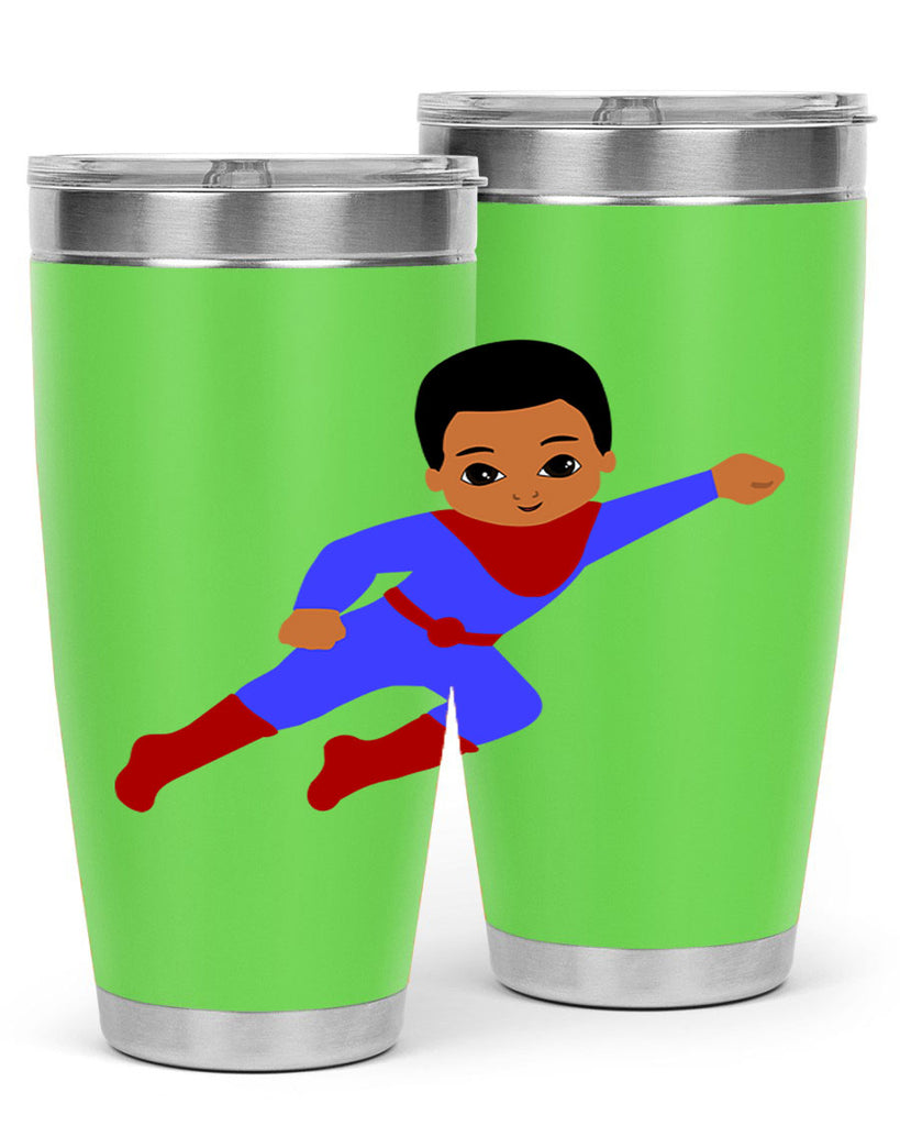 super kid 14#- black men - boys- tumbler