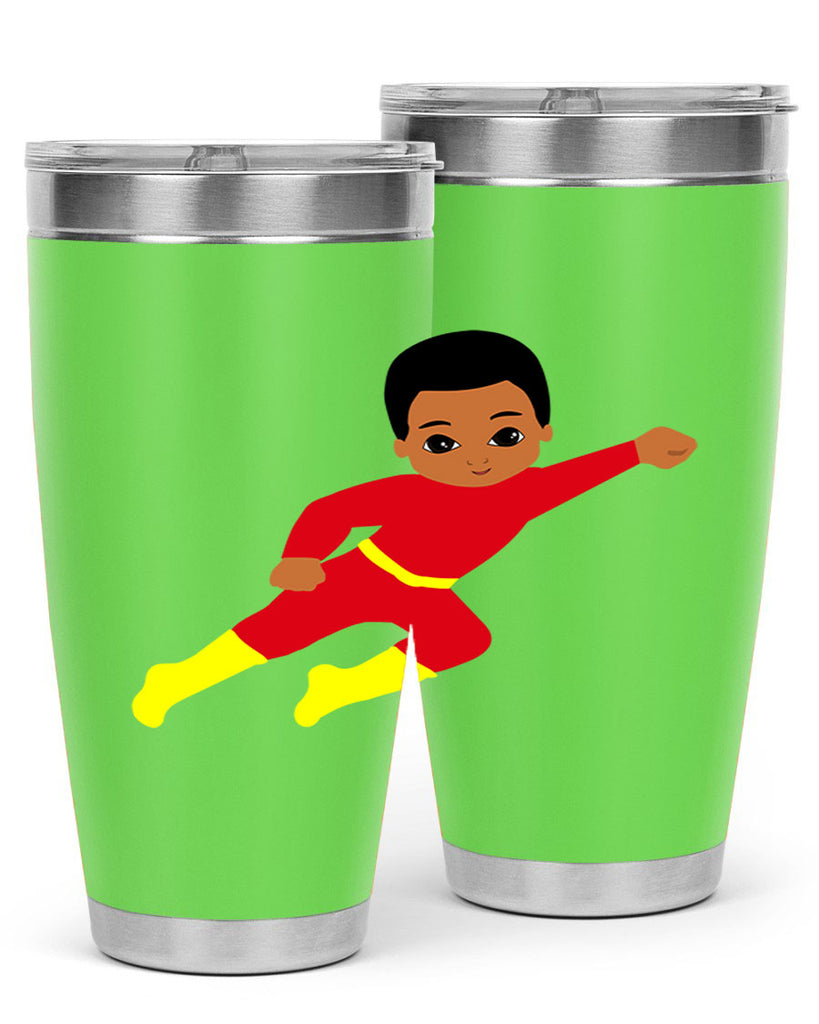 super kid 4#- black men - boys- tumbler