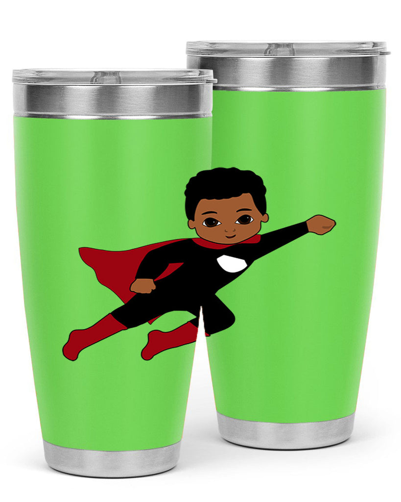 super kid 5#- black men - boys- tumbler