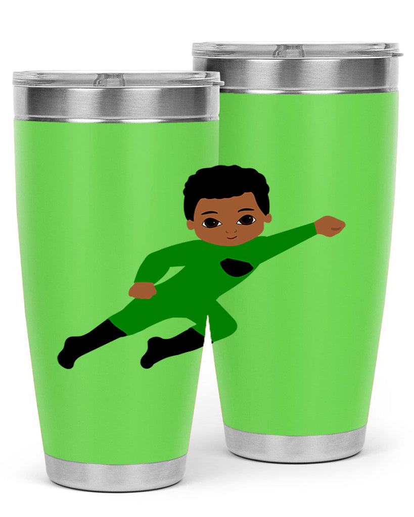 super kid 6#- black men - boys- tumbler