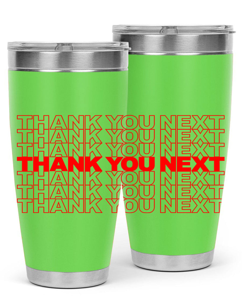 thank you next 22#- black words phrases- Cotton Tank