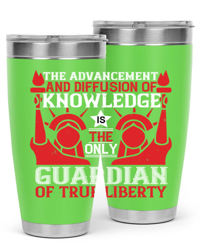 the advencement and diffusion of knowledge Style 190#- Fourt Of July- Tumbler