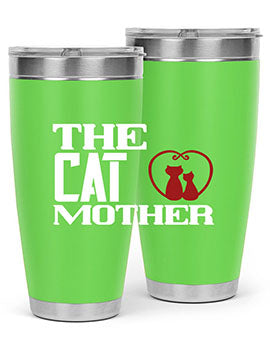 the cat mother Style 117#- cat- Tumbler