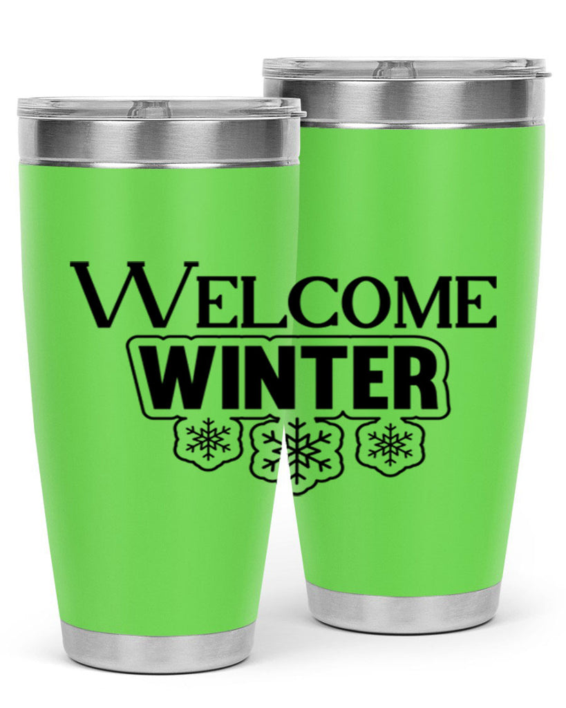 welcome winter 474#- winter- Tumbler
