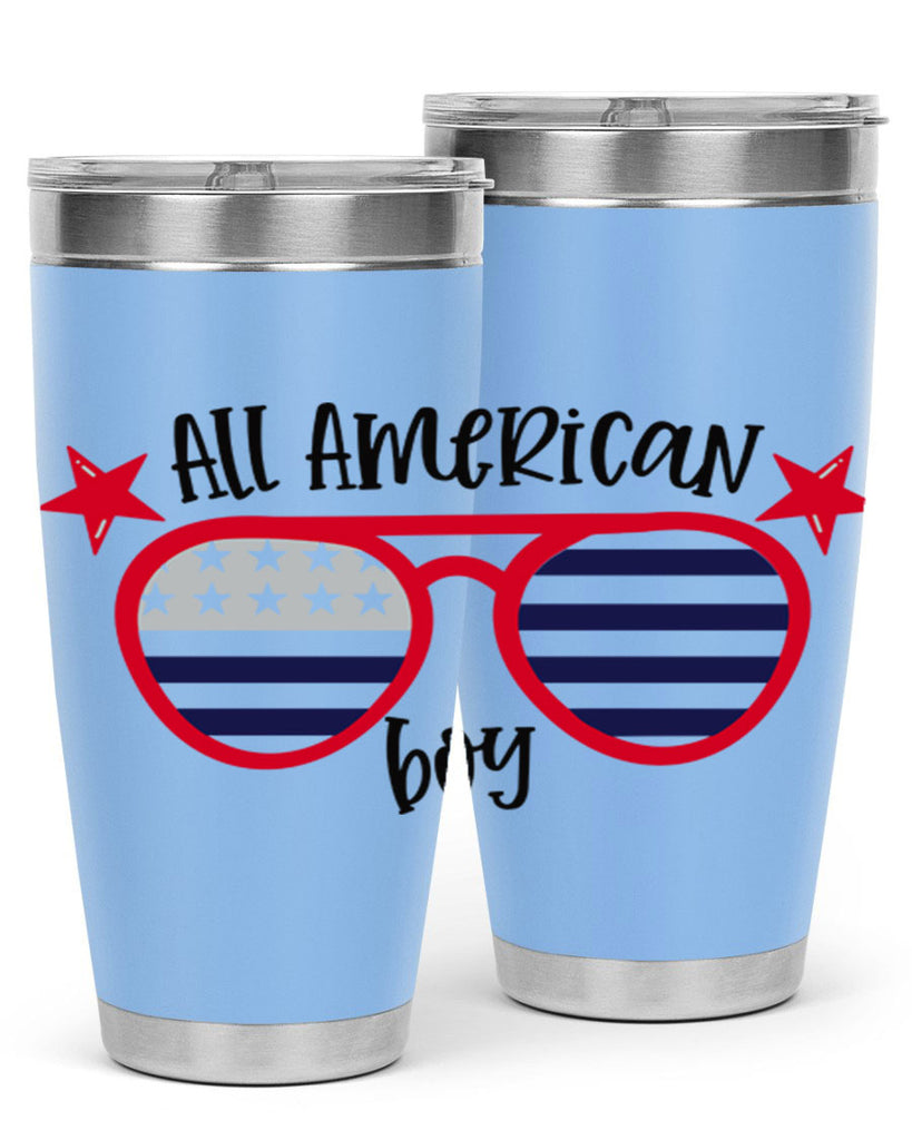 All American Boy Style 141#- Fourt Of July- Tumbler
