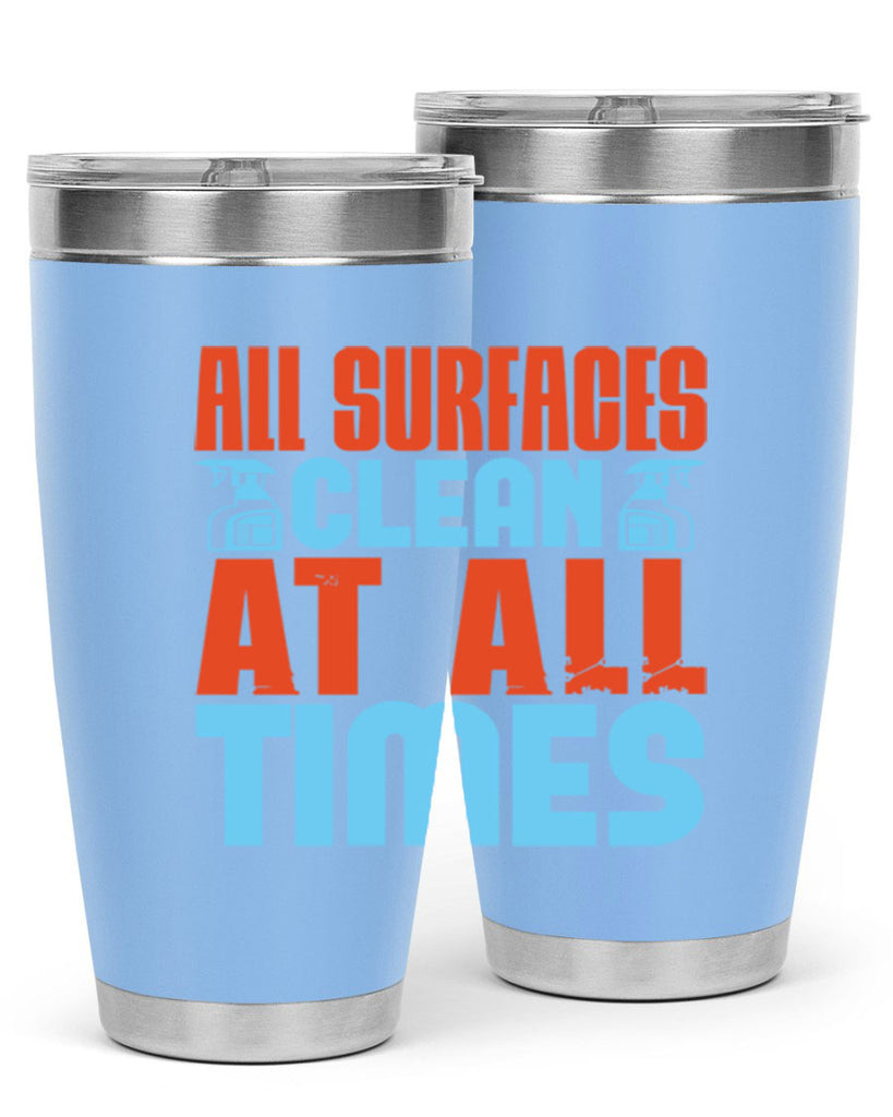 All surfaces clean at all times Style 2#- cleaner- tumbler