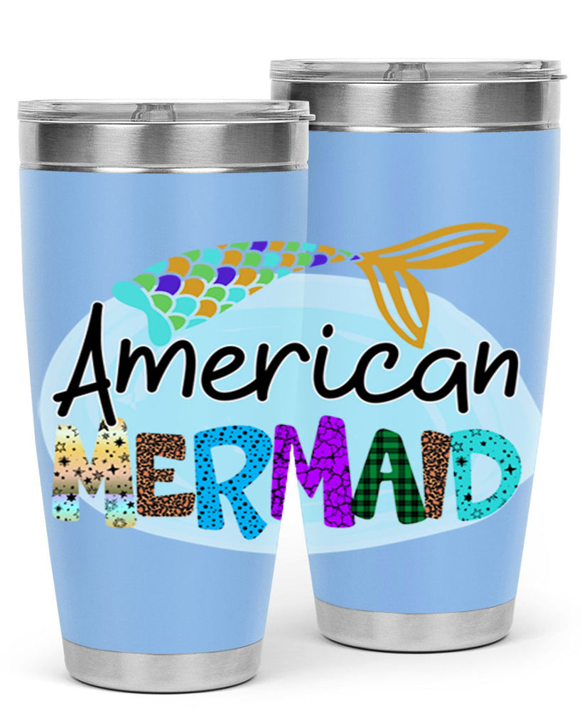 American Mermaid 14#- mermaid- Tumbler