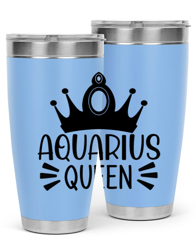 Aquarius queen 73#- zodiac- Tumbler